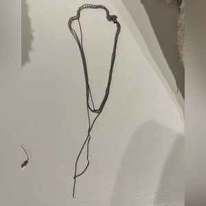 8 other reasons brand layered silver necklace